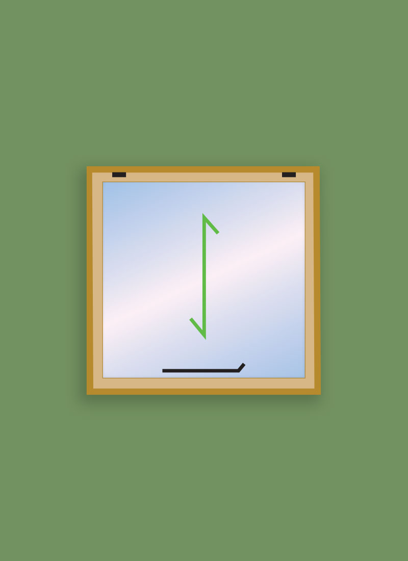 Classic Window 1 Pane (Sash)
