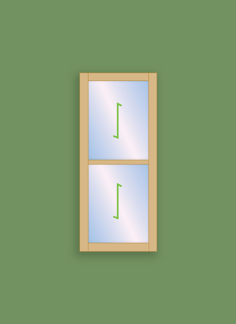 2 Pane - Daylight Fixed Window