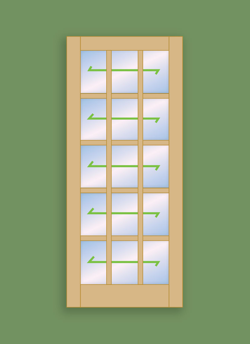 Georgian Door 15 Pane Studio