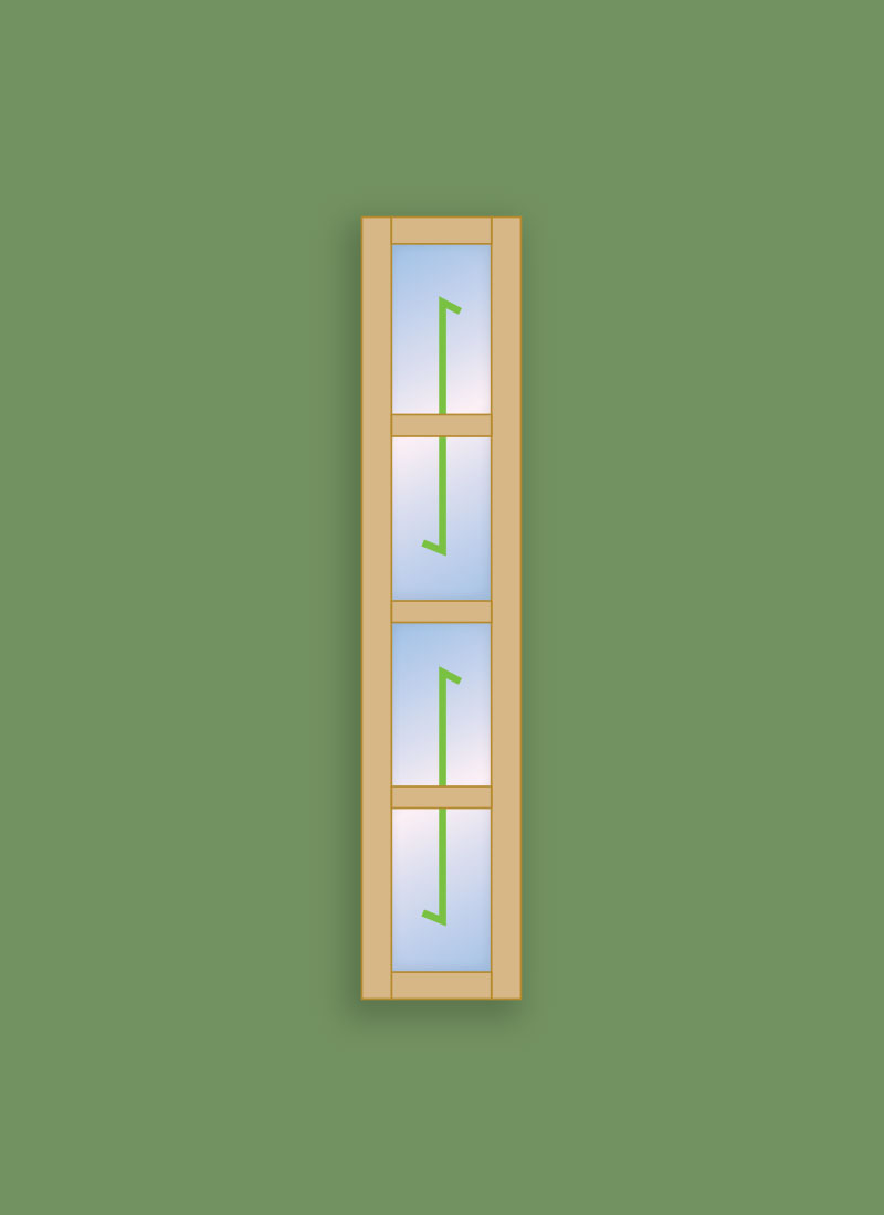Georgian Window 4 Pane Side Light (Fixed)