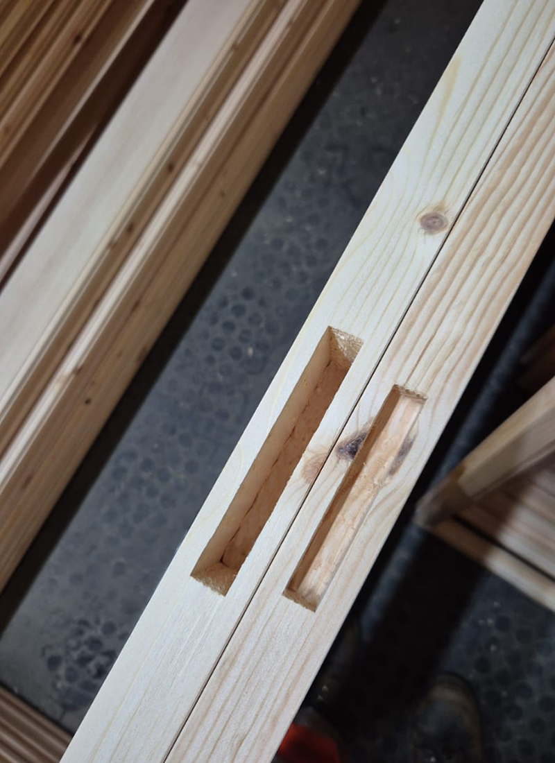 1 Pane Classic Door - Boarded (Pair) TEMPORARY OUT OF STOCK
