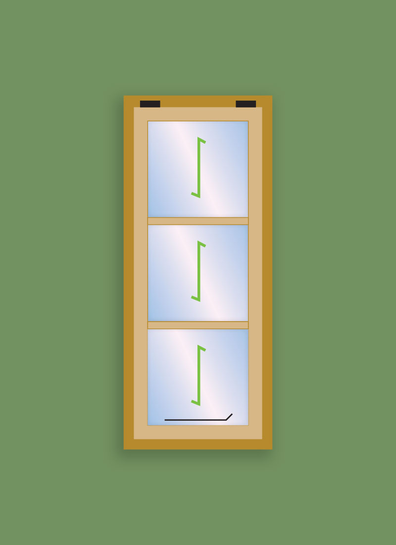 3 Pane - Daylight Sash Window