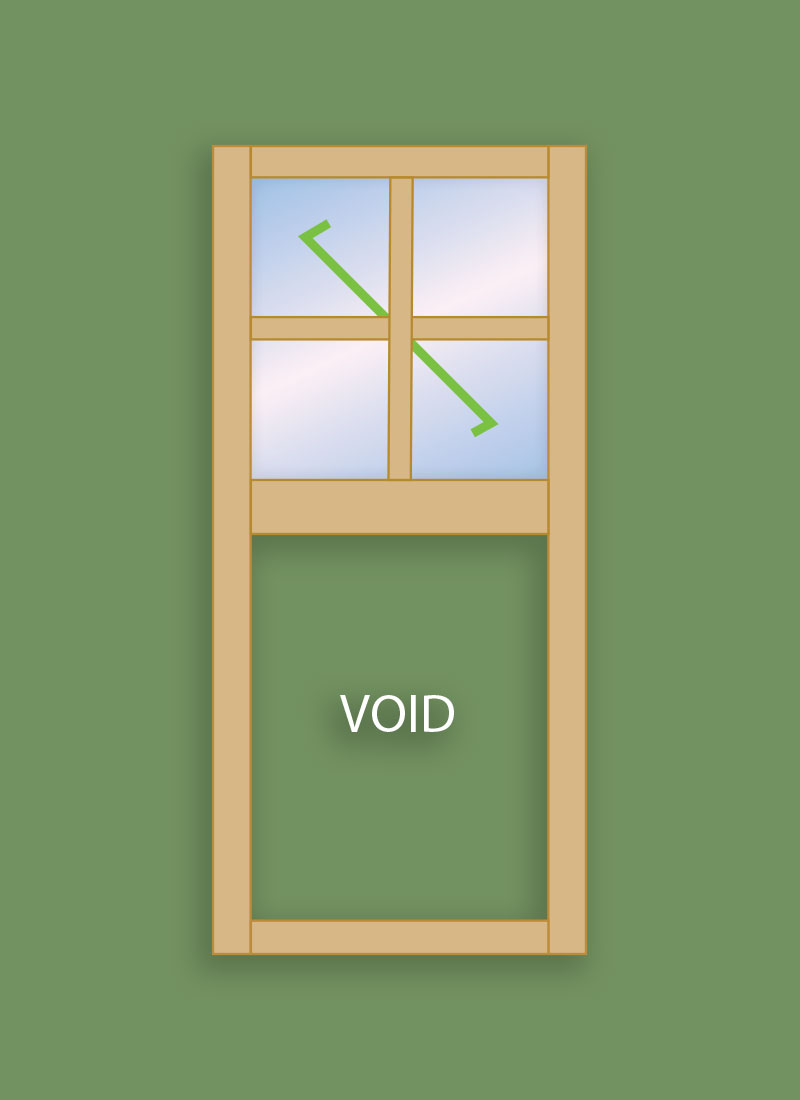 Playhouse Door (NOT supplied with boarded bottom)