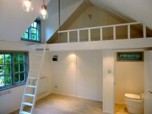 Interior of Tiny House - Windows: WGS6 - 6 Pane Georgian (Sash)