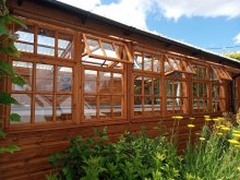 Built using our 9 Pane Georgian Top Lite Windows (WGT9) & 6 Pane (Pair) Doors (WG6)